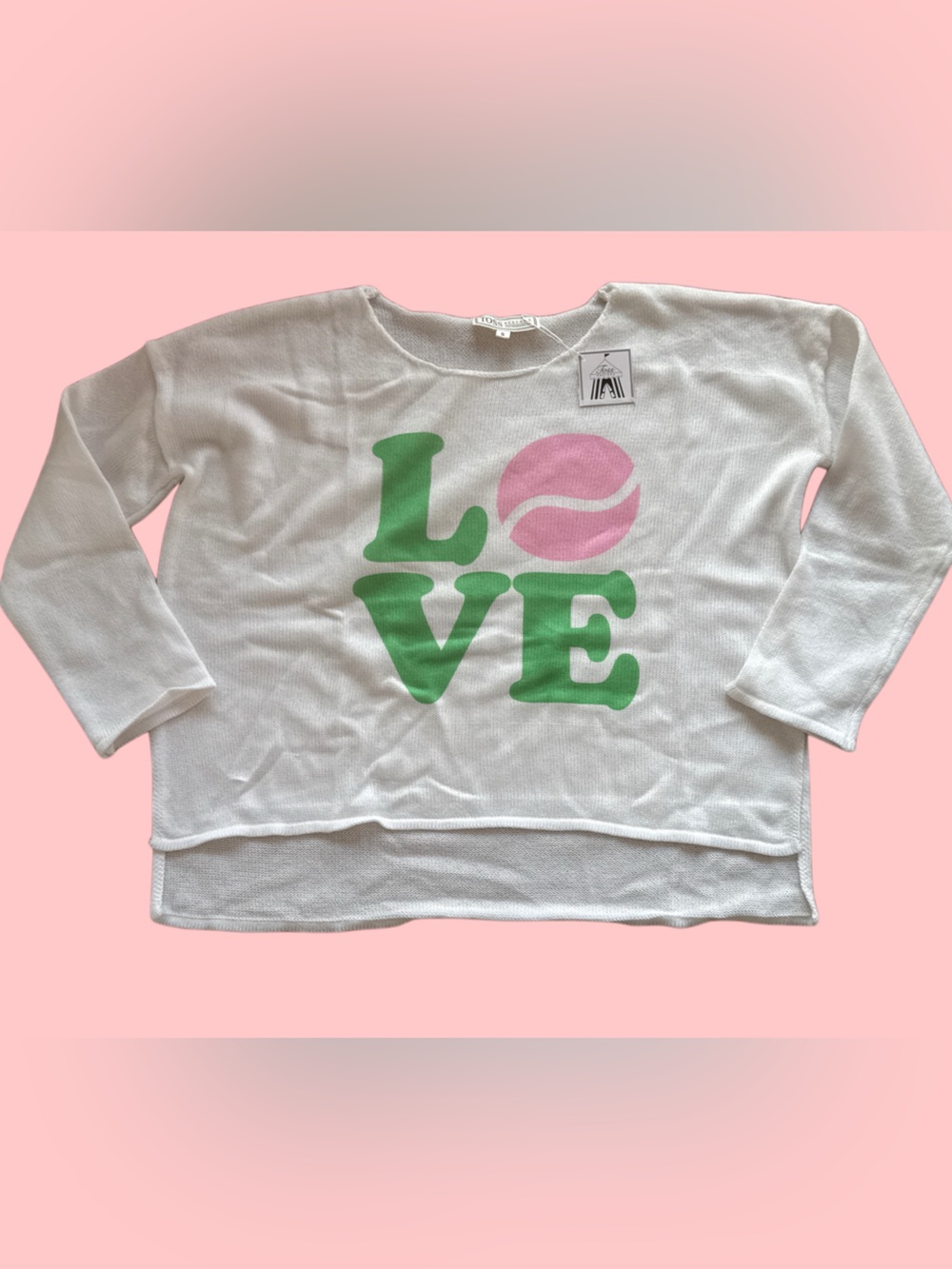 Women's LOVE TENNIS Knit Sweater NEW!!